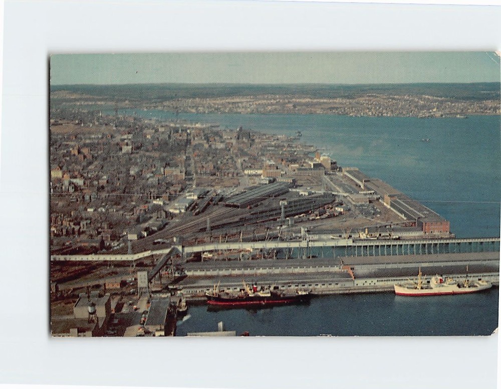 Postcard Aerial View Halifax Nova Scotia Canada