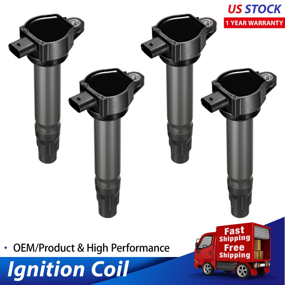 Set of 4 Ignition Coil Pack UF557 For 2007-2017 Jeep Patriot 2.4L L4