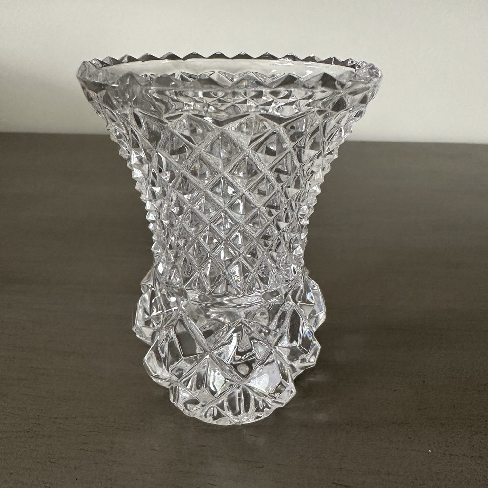 Vintage Royal Crown Lead-Crystal Bud Vase 4