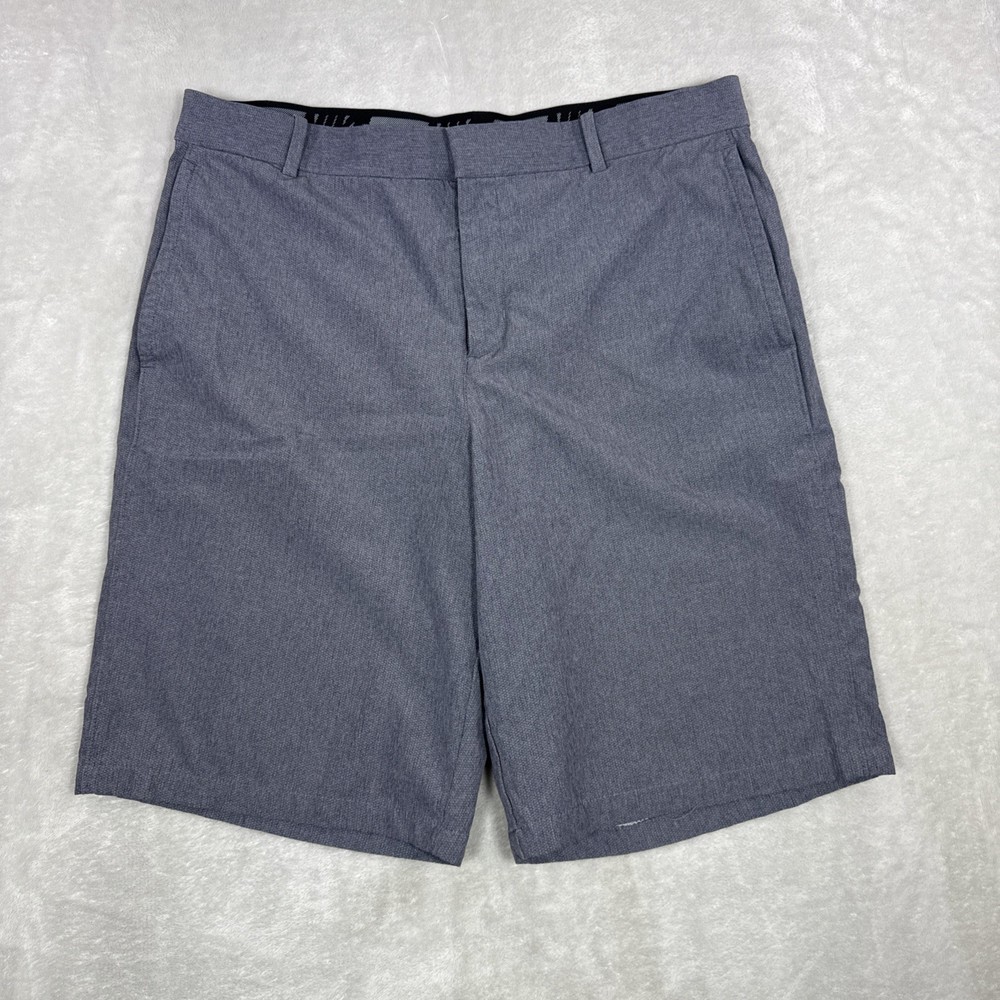 Nike Mens Dri-Fit Flex Hybrid Bermuda Shorts Gray AJ5495-015 Mens Size 34X10”