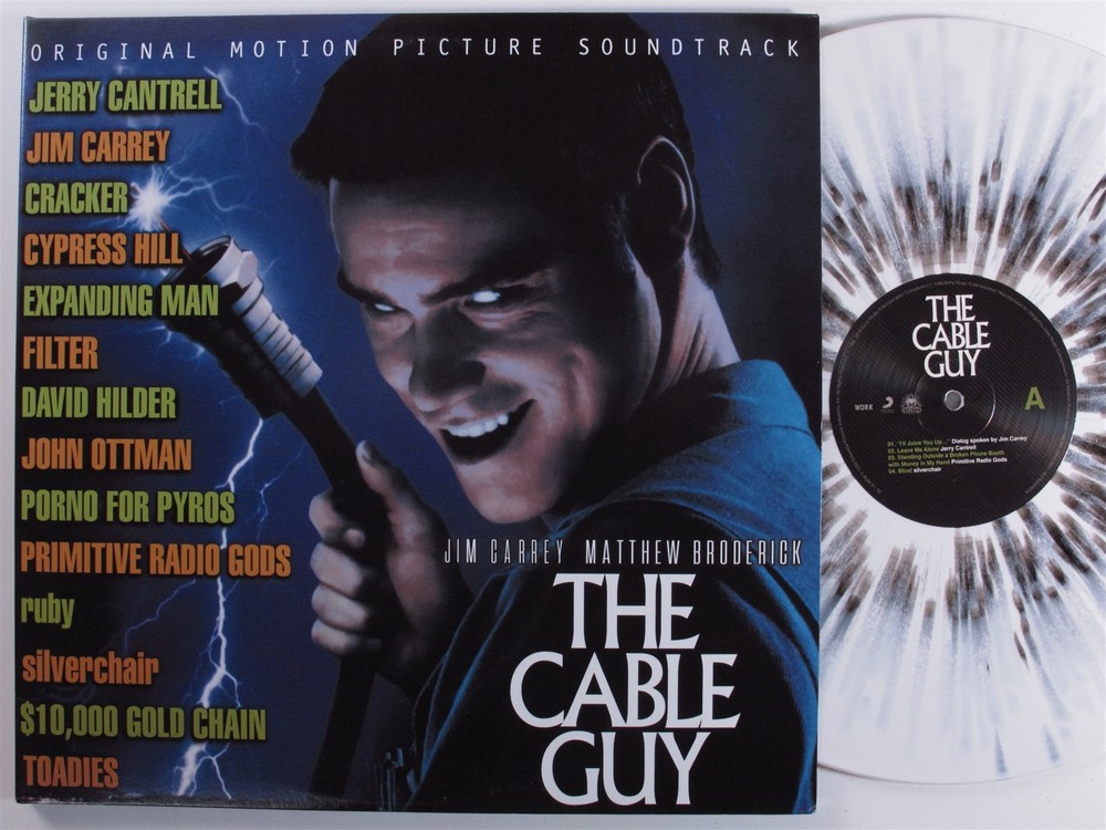 CABLE GUY OST Various Artists WARGOD 2XLP NM white splatter vinyl reissue c