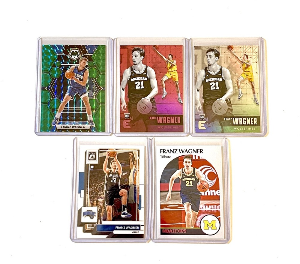Franz Wagner Basketball Card Lot Of 5 - Orlando Magic