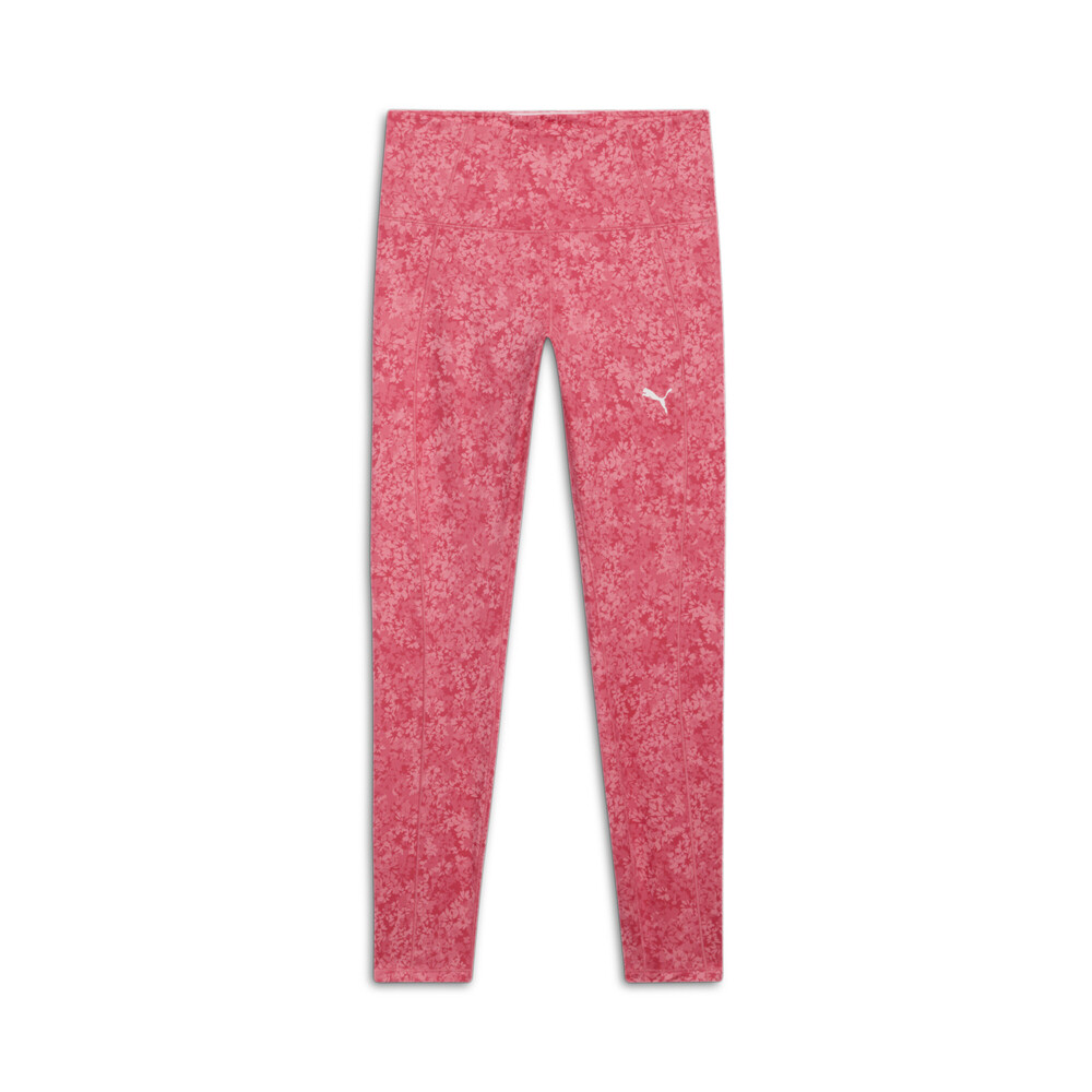 Puma Studio Foundations High Waist 78 Graphic Leggings Womens Pink Athletic Casu