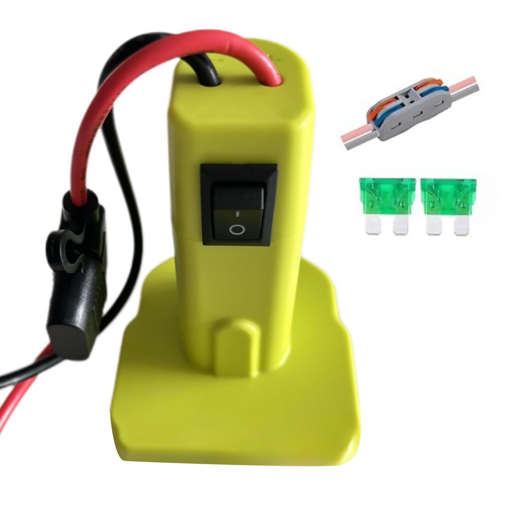 Green Battery Connector Replacement Parts For Ryobi 18V Li-ion & Ni-Cd Battery