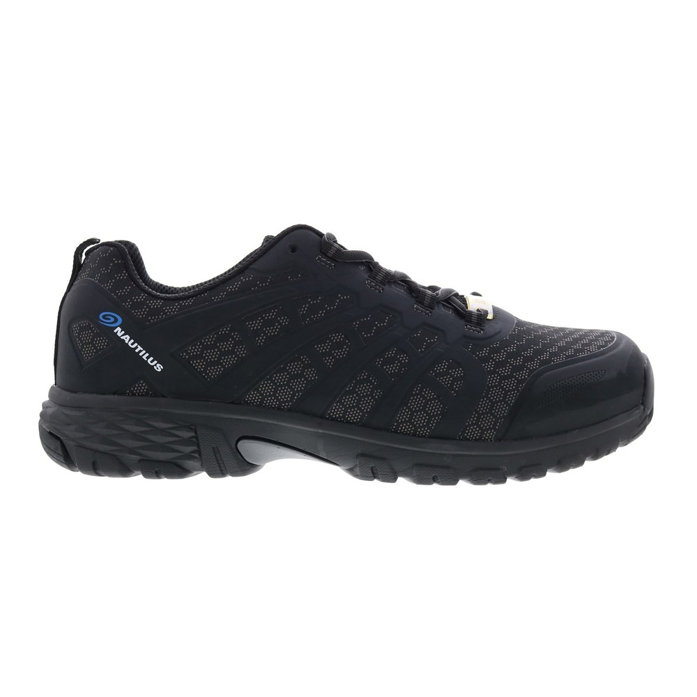 Nautilus Stratus Soft Toe SD10 N4611 Mens Black Wide Work & Safety Shoes