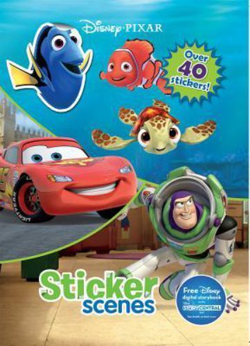 Disney Pixar Sticker Scenes by Disney Enterprises, Inc.,Pixar Animation Studios,