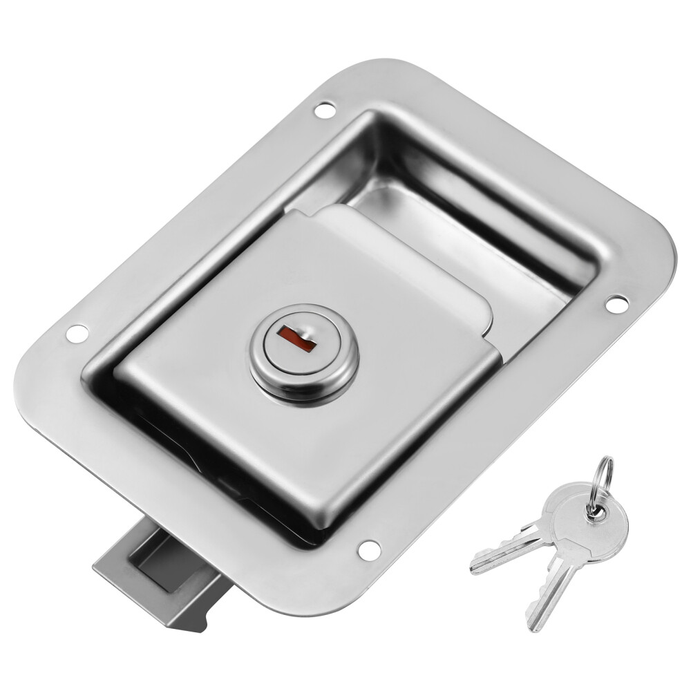 Toolbox Latches for Truck Lockable Flush Mount Door Locking Paddle Child