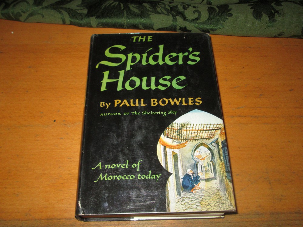 Paul Bowles SPIDER'S HOUSE First Edition in jacket REVIEW COPY!