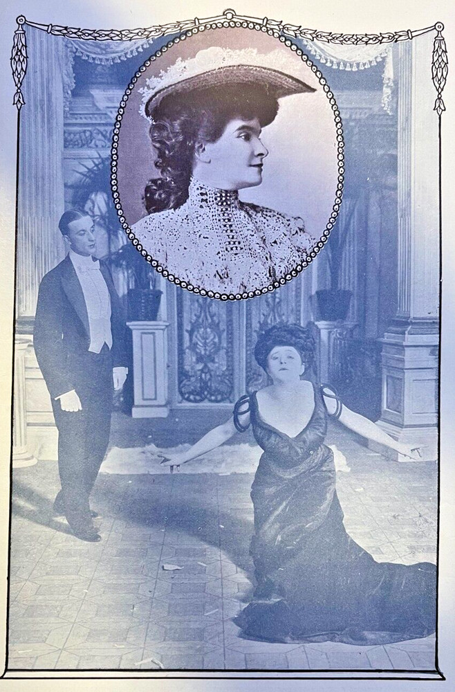 1907 Vintage Magazine Illustration Actress Christie MacDonald