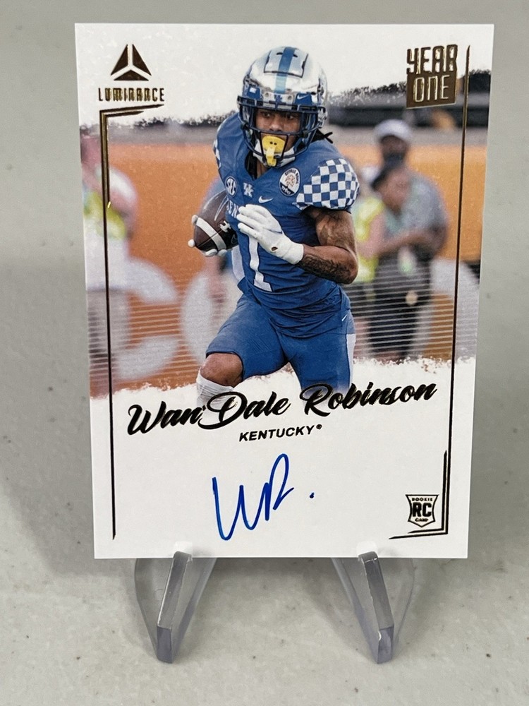 2022 Luminance - Year One Signatures (RC) Wan'Dale Robinson YSR-WRO (AU) On-Card