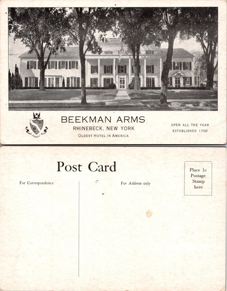 Beekman Arms Rhinebeck NY Postcard