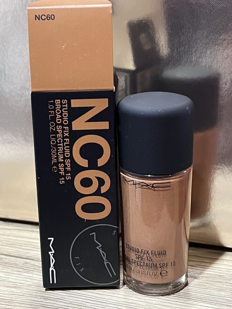 Mac Cosmetics Studio Fix Fluid Spf 15 (Nc60) 1 Oz (30 Ml) M6JC50