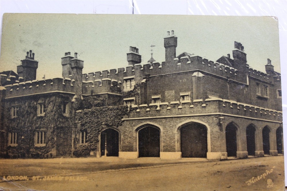 United Kingdom England London St James Palace Postcard Old Vintage Card View PC