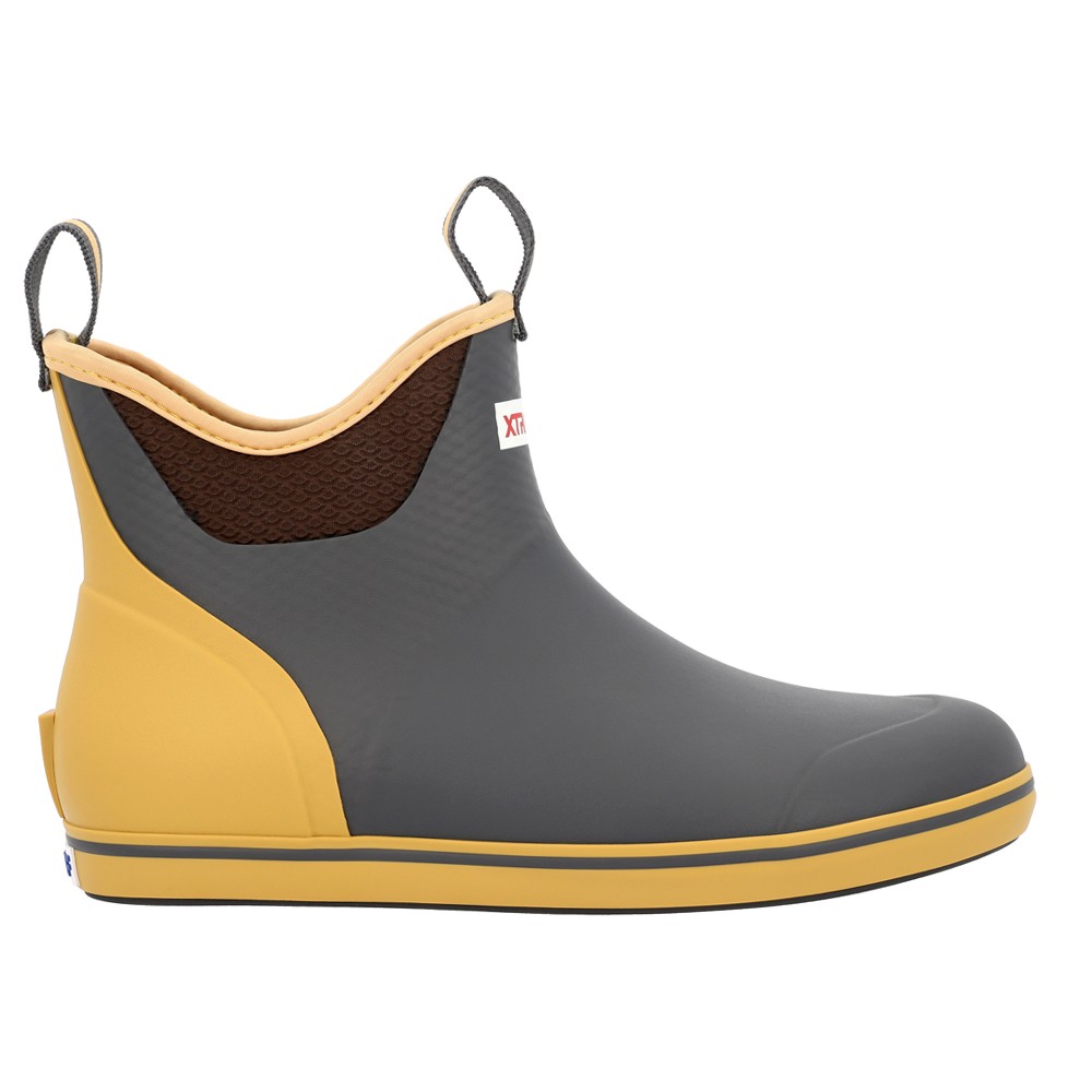 Xtratuf Ankle Deck Round Toe Pull On  Mens Grey Casual Boots XMAB003