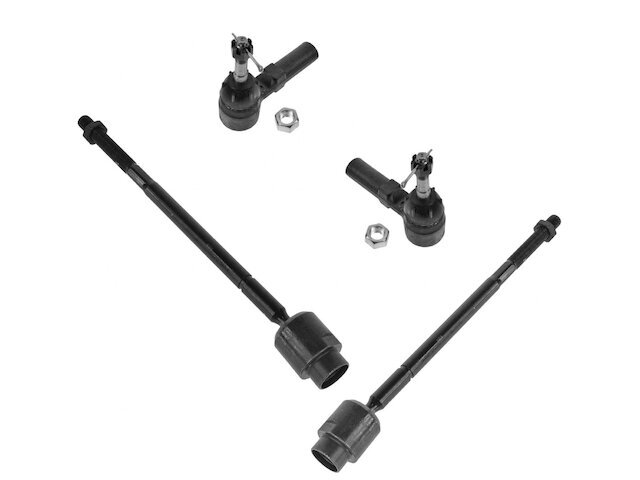 Front TRQ 4 Piece Tie Rod Set Tie Rod End Set fits Buick Regal 1988-1996 52NVNV