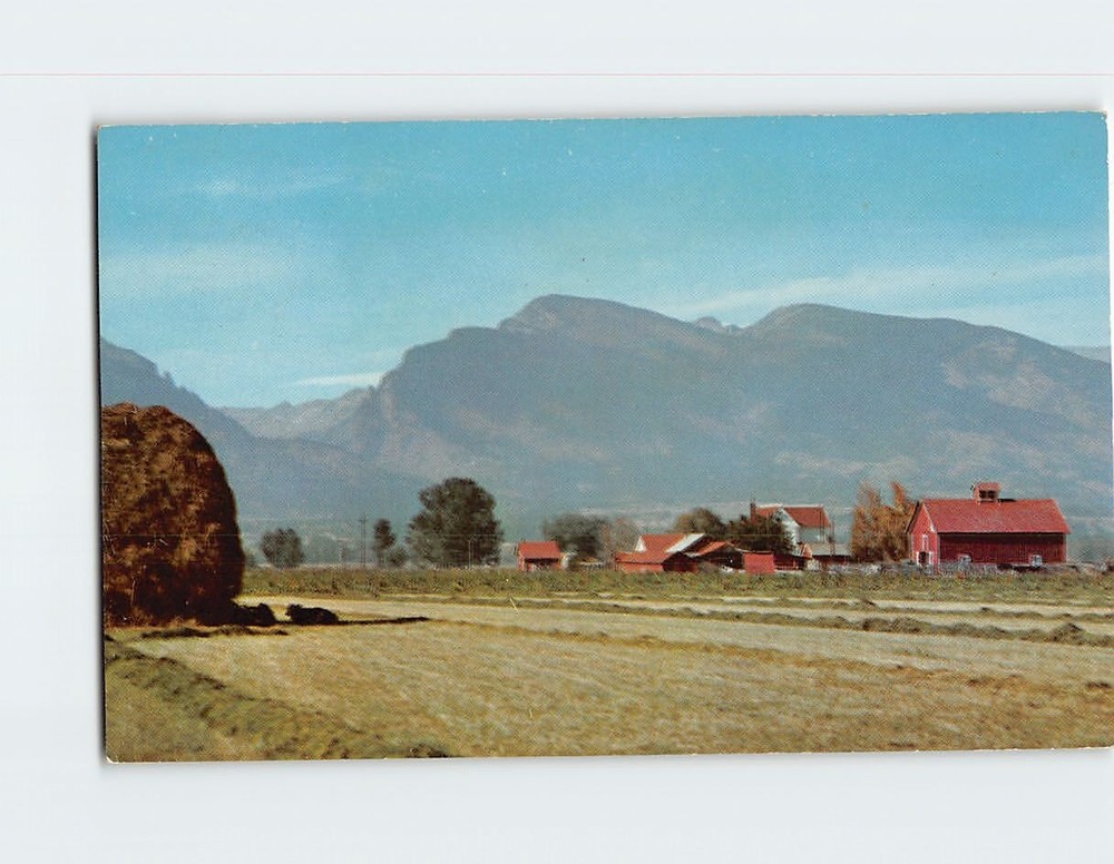 Postcard Bitter Root Valley and Mountains Missoula Montana USA