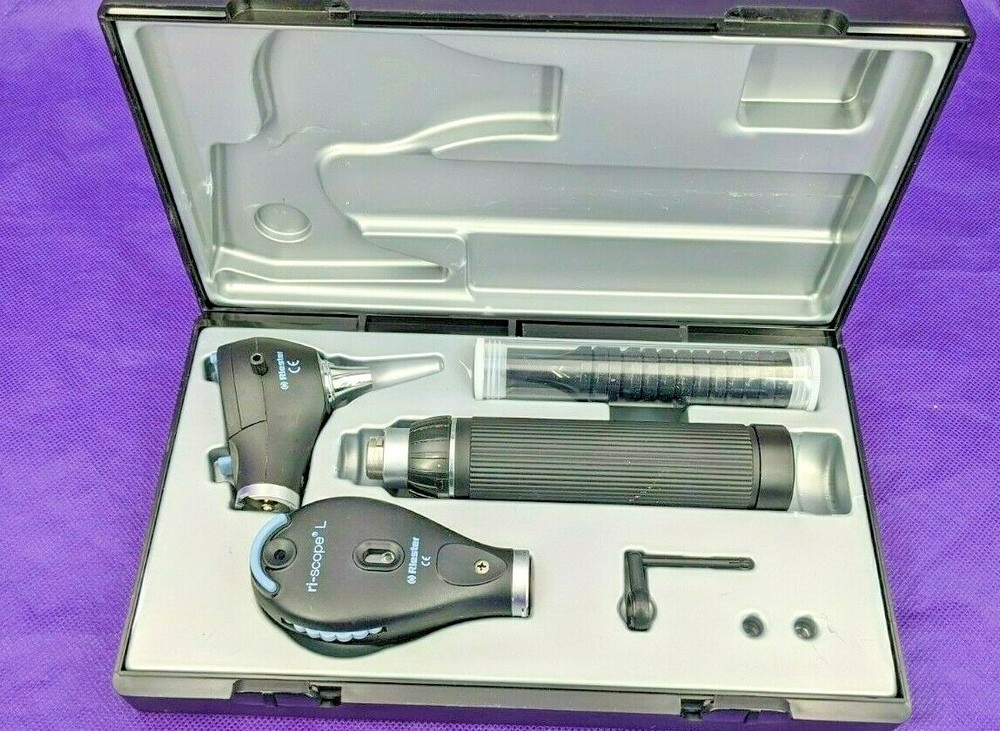 Riester 3746-203 Ri-scope L Otoscope + Ophthalmoscope Set, LED, 2.5V,w/ C-Handle