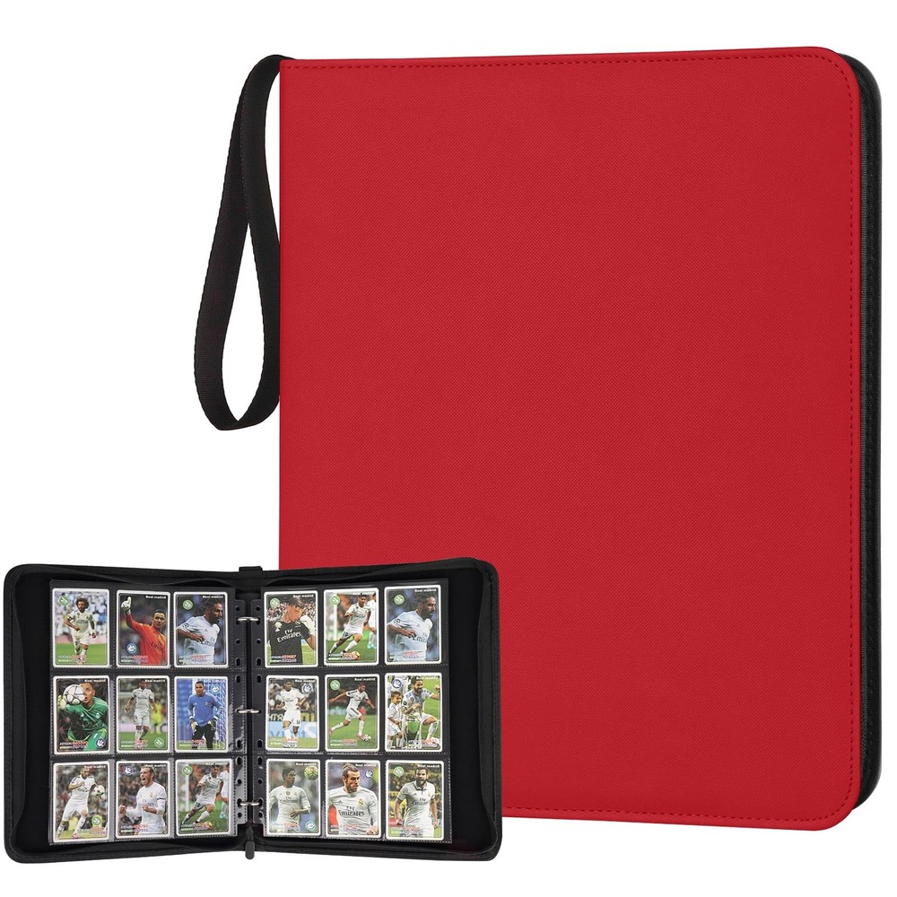 9 Pocket Card Binder, Premium Zip Trading Card Binder, 720 Double Sided Pocke...
