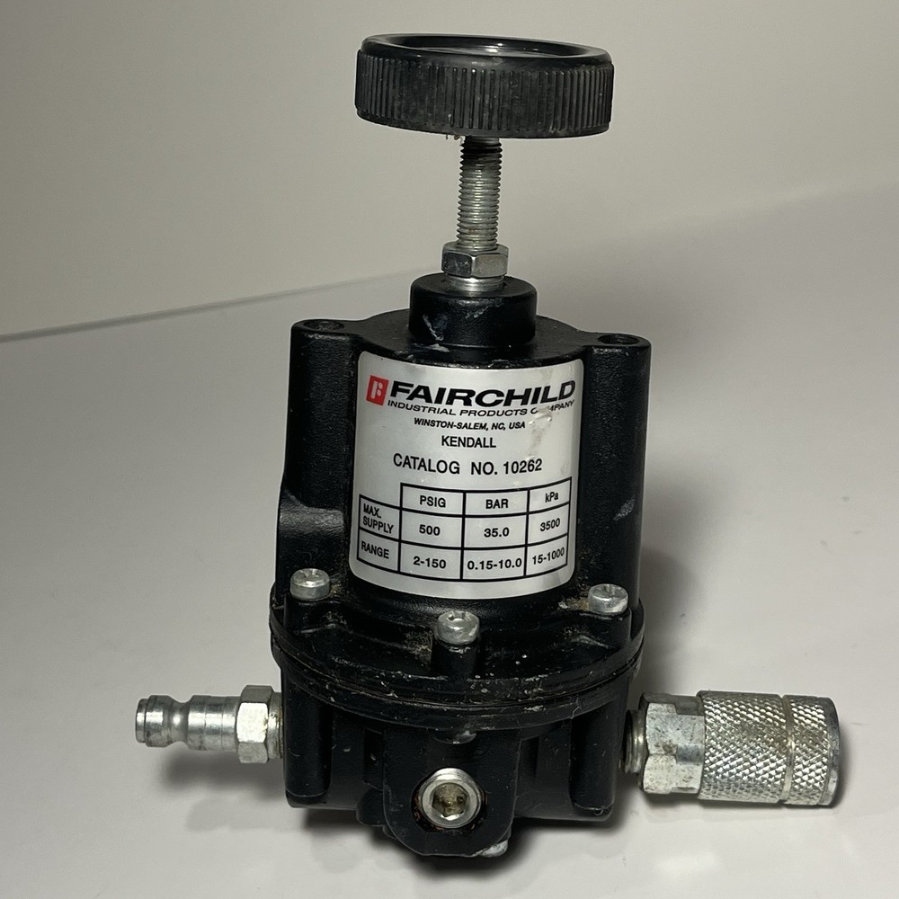 Fairchild 10262 Precision Air Pressure Regulator Kendall Max 500 PSIG 2-150