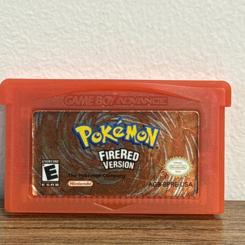 Pokemon FireRed Version Nintendo Gameboy Advance GBA, 2004, Authentic (Tested)