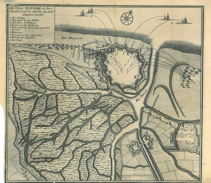 City map of Ostend