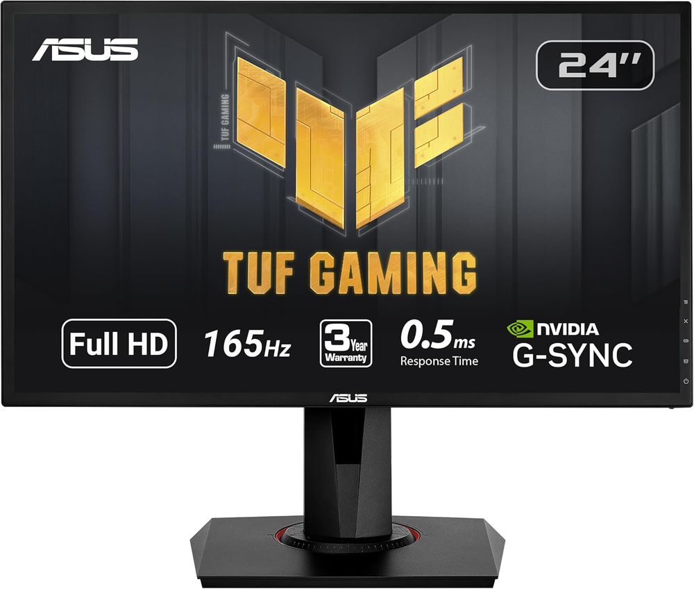 VG248QG 24-inch 165Hz G-SYNC Gaming Monitor 1080P 0.5ms with DP HDMI DVI and Eye Care