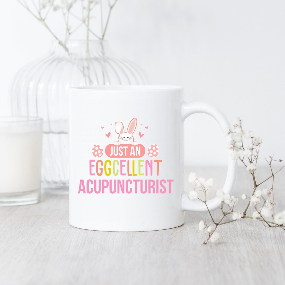 Taza de acupunturista Eggcellent divertida taza de acupunturista regalo de Pascua para