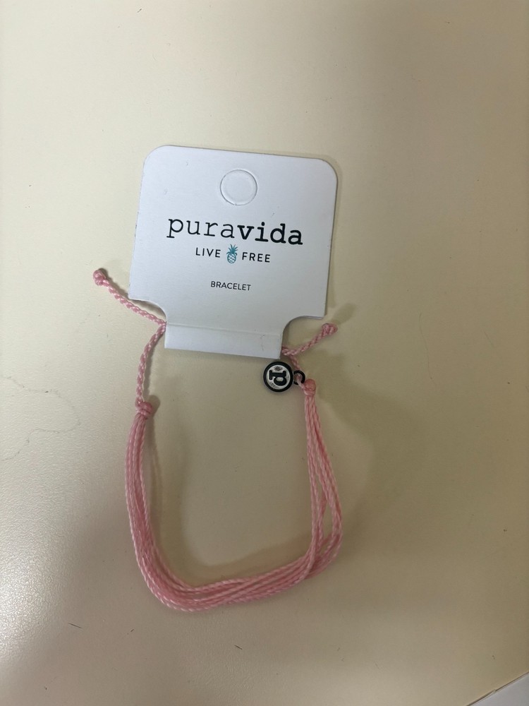 Pura Vida  PINK Color bracelet. **Free shipping 1 pc ** Friendship Bracelet