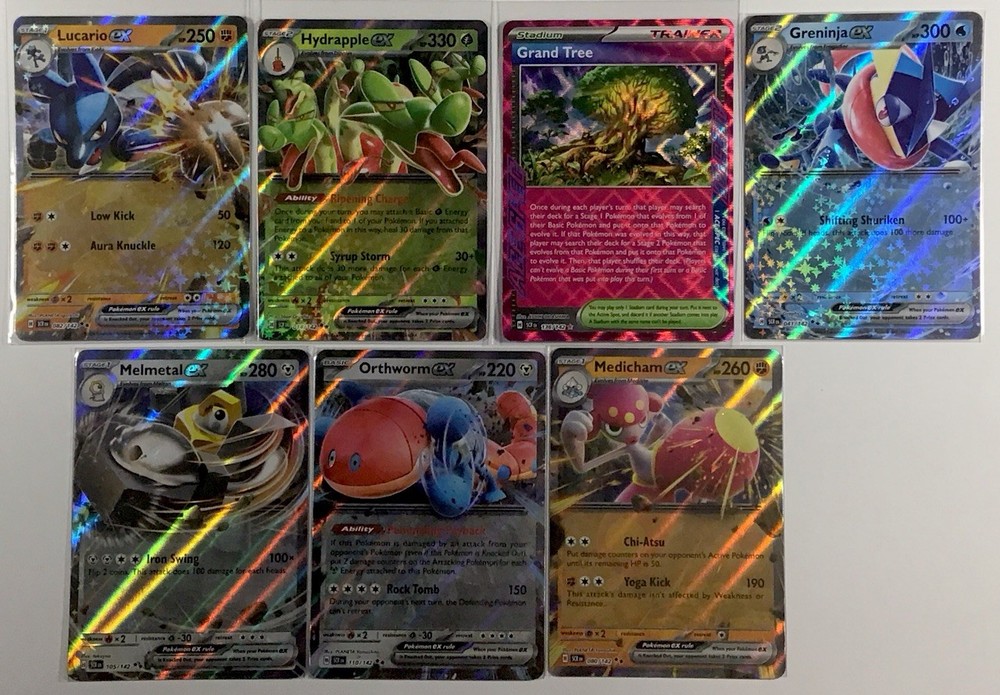7 Pokemon Cards Stellar Crown Mix Lot Bulk Collection