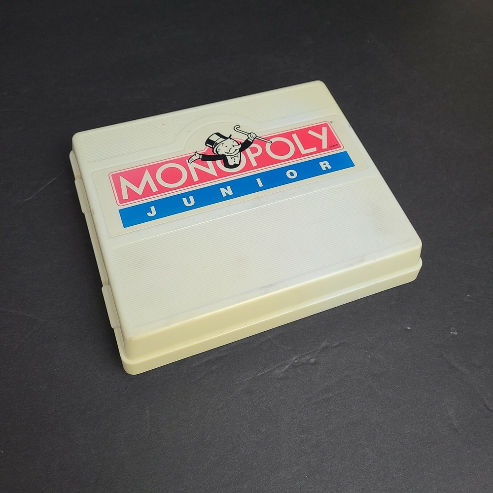 Monopoly Jr Junior Travel Game Parker Brothers 1994 w/cash And 3 Cars