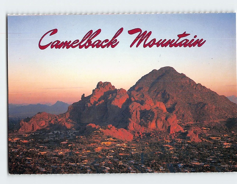 Postcard Camelback Mountain Phoenix Arizona USA
