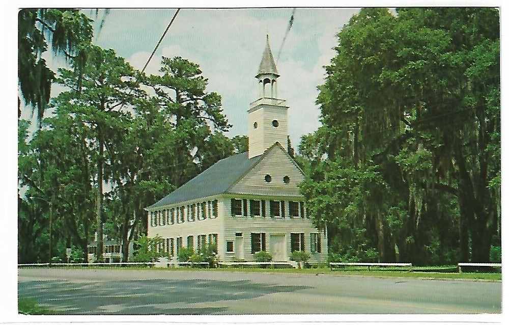 VTG Postcard - Midway Church Between Savannah & Brunswick, Georgia