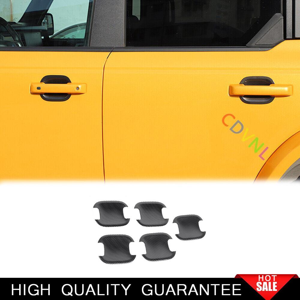 2021-2024 Ford Bronco ABS Carbon Fiber Side Door Bowl Frame Cover