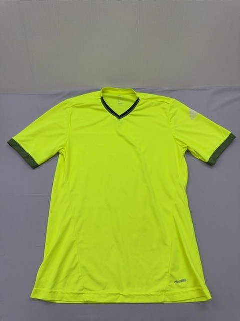 Adidas Men's Green Climalite V-Neck Jersey Size M