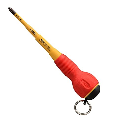 ANEX Screwdriver Insulated 1000V Compatible Drop-Resistant Slim Tip for