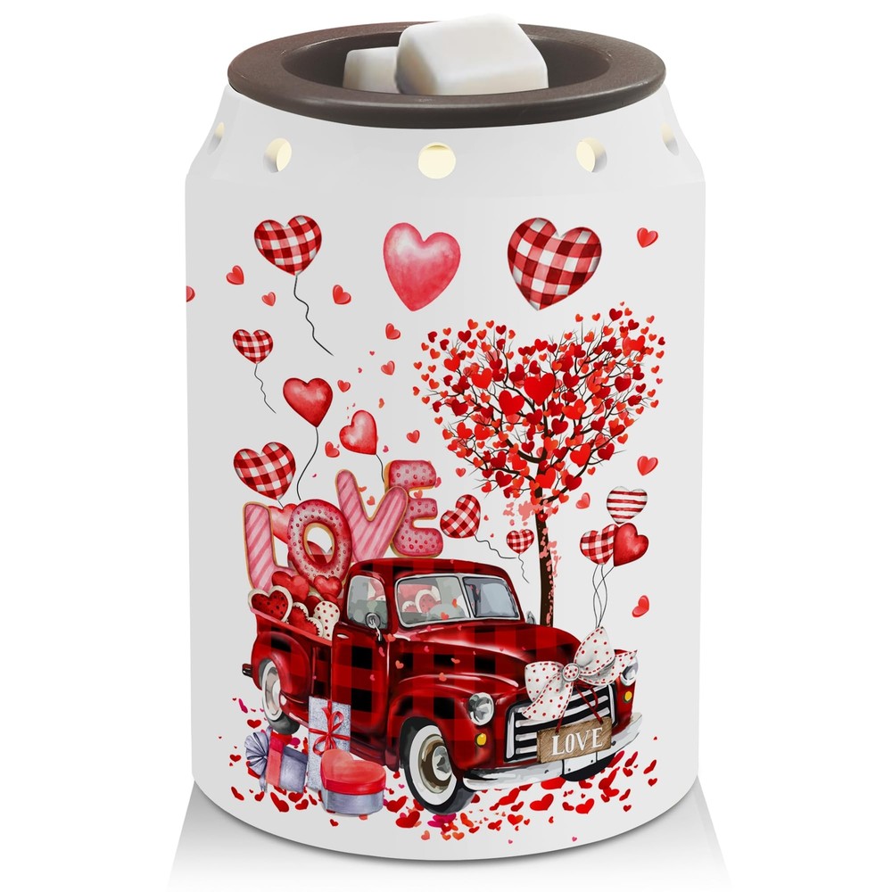 Valentines Day Decor, Valentine Decorations for Home, Valentines Truck Wax Wa...
