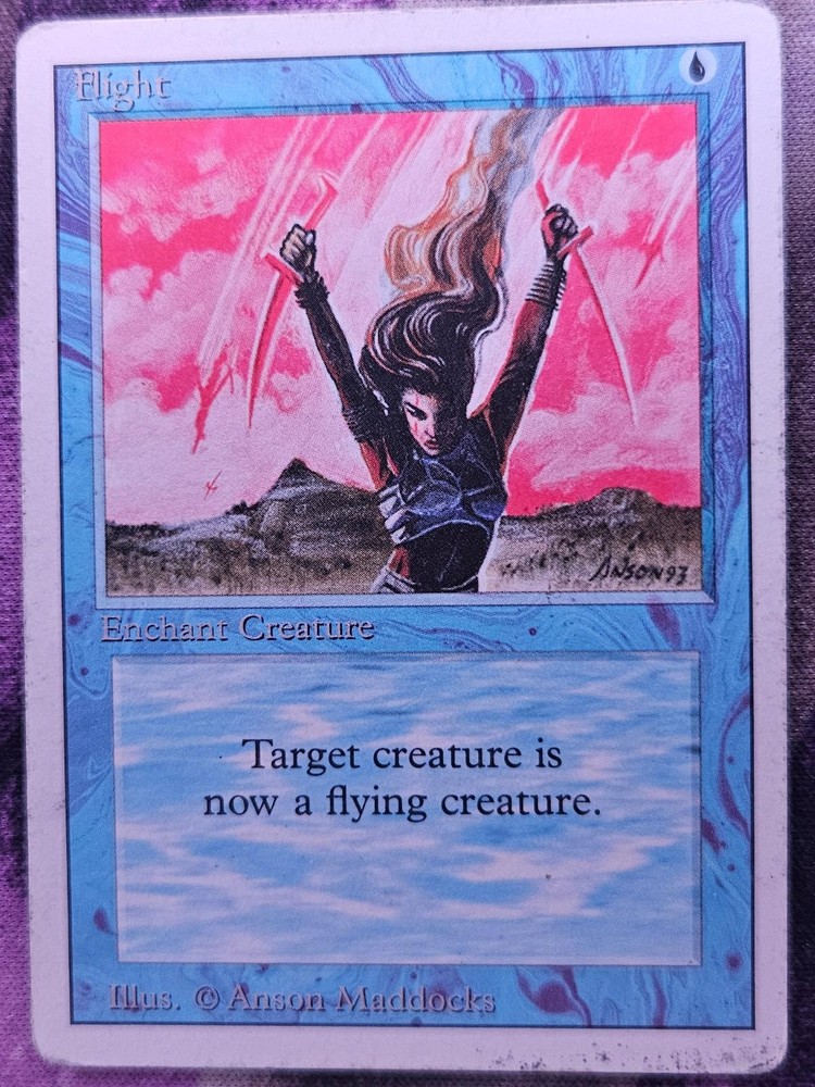 Flight Common Revised Edition Magic: The Gathering Moderately Played