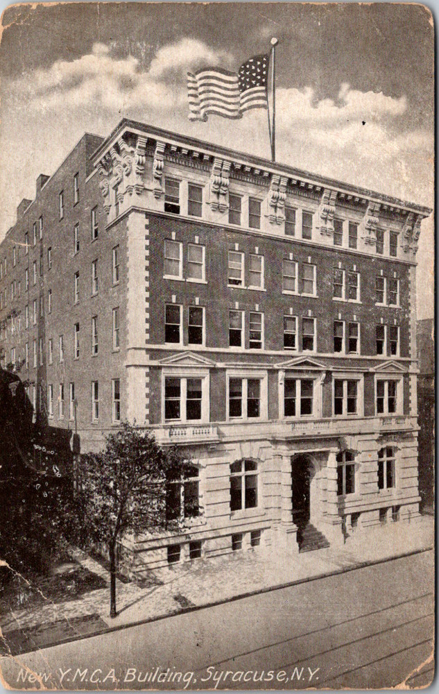 Antique YMCA Building Syracuse New York Posted No Stamp NY Postcard