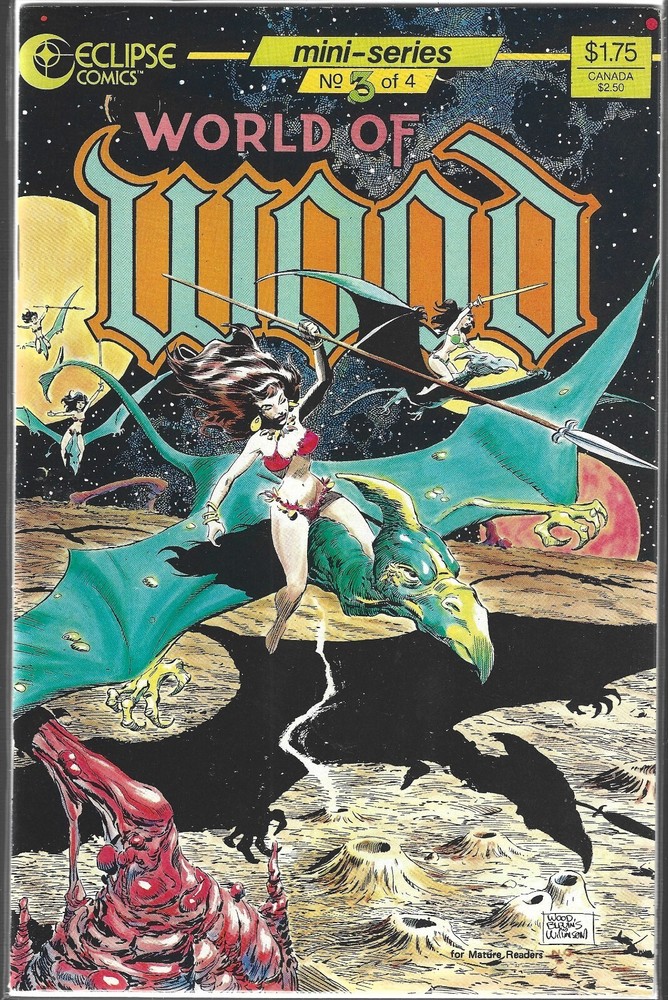 World Of Wood #3 (Vf) Copper Age Eclipse Comic, Wally Wallace Wood