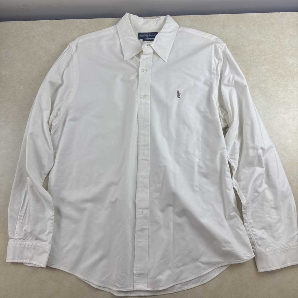 Used Ralph Lauren Custom Fit long-sleeved button-down shirt size XL (men's)