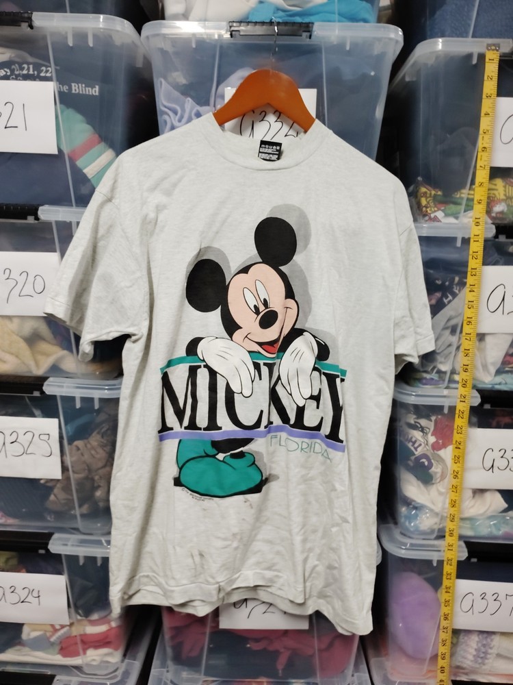 Walt Disney mickey Florida Shirt 90s Vtg Size XL Fruit Of The loom Fair A38