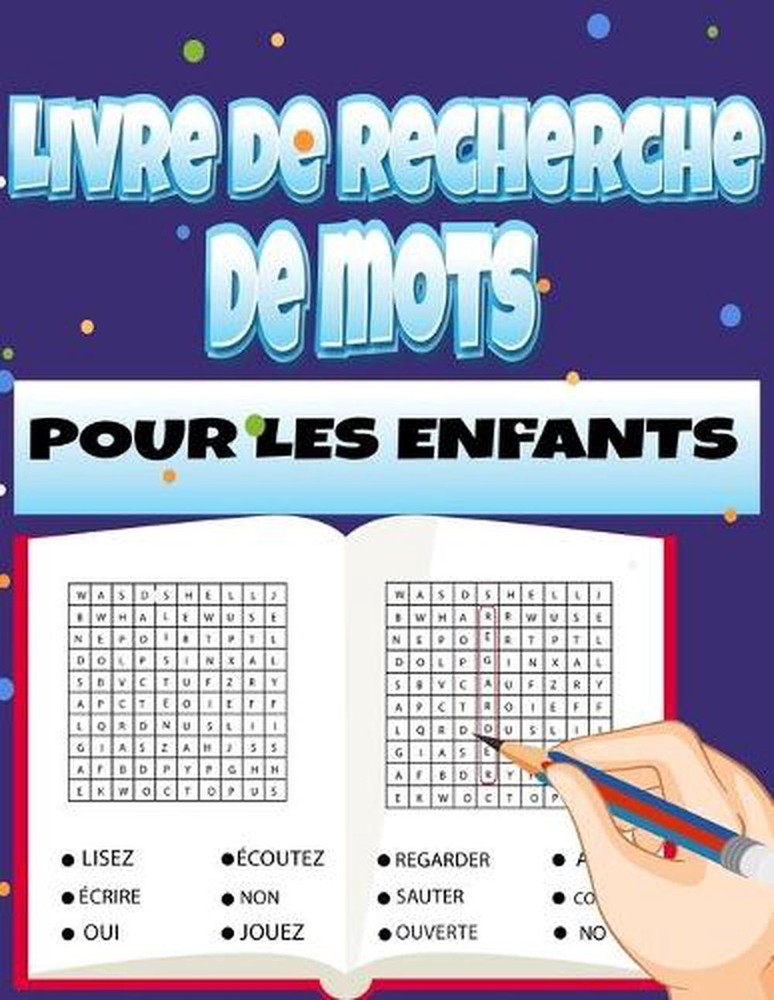 Livre de recherche de mots pour les enfants: Puzzles ? gros caract?res avec des