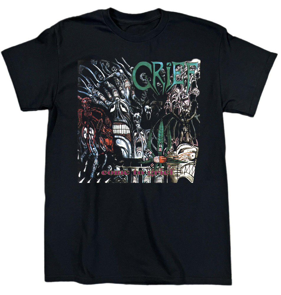 NEW Grief Band Come To Grief Heavy Cotton Black S-5XL T Shirt For Fans MC646