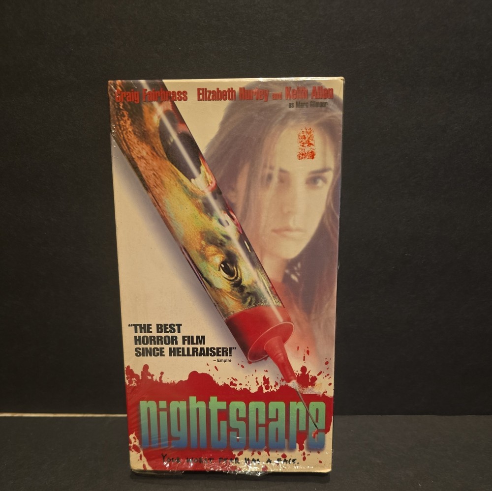 Nightscare VHS Craig Fairbass Elizabeth Hurley RARE OOP Horror Sci-fi Video  #63