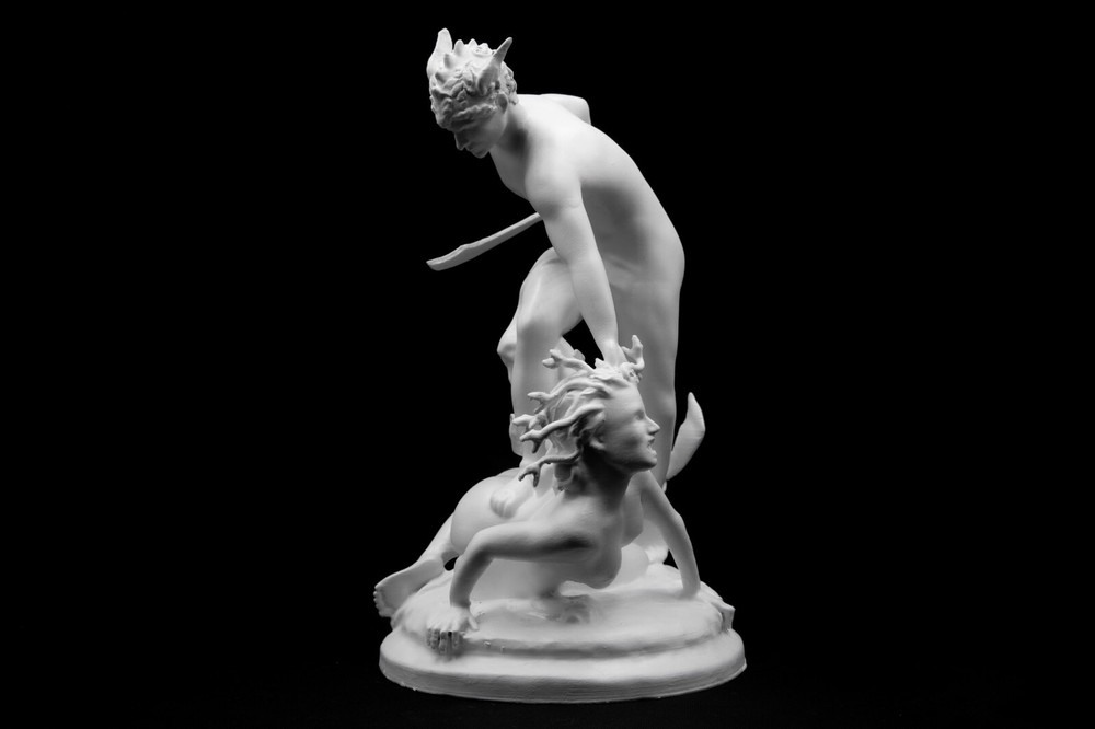 Perseus Beheading Medusa Statue - Greek Mythology Sculpture  | Size Option |