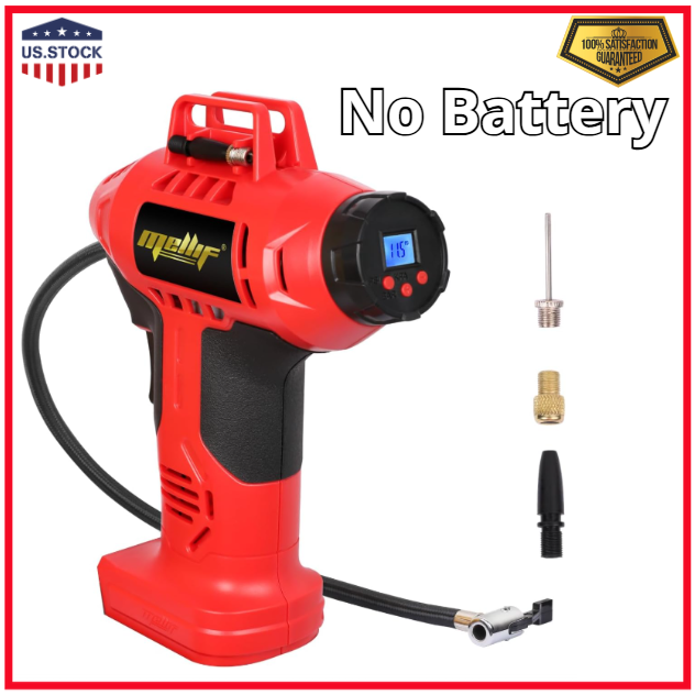 Cordless Tire Inflator Air Compressor for Milwaukee 18V Battery, 160PSI Portable