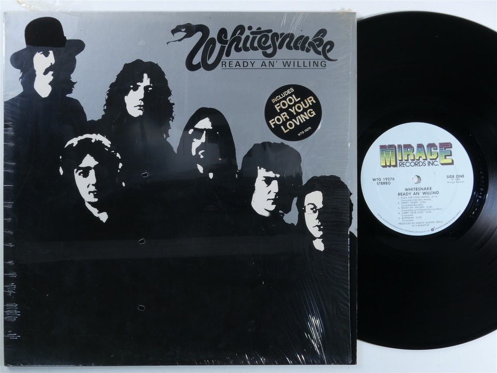 WHITESNAKE Ready An' Willing MIRAGE LP VG+ f