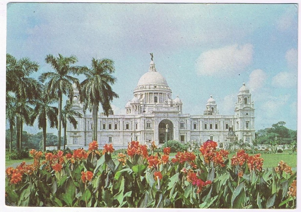 India Postcard Calcutta Victoria Memorial