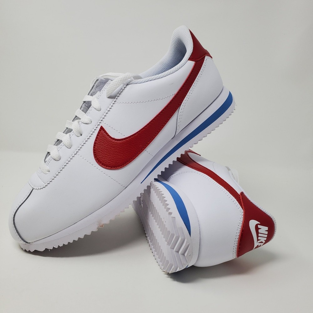 Nike Cortez White Varsity Red Varsity Blue Sneakers Retro DM4044-108 Men Size 9