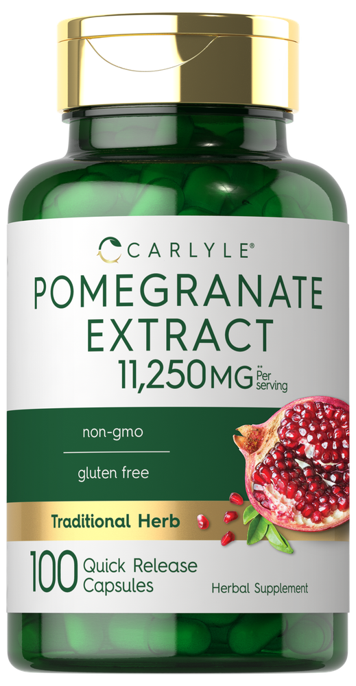 Pomegranate Extract Capsules | 11,250 mg | 100 Count | Non-GMO | by Carlyle